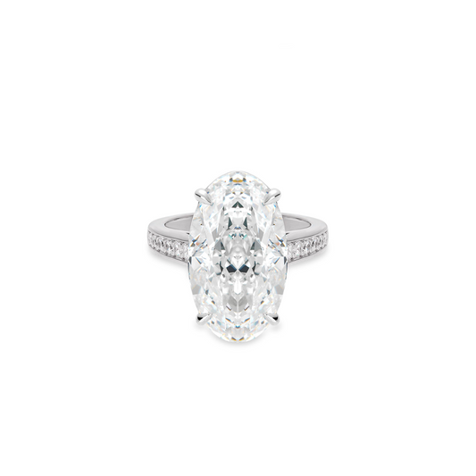 #10240 Wedding collection:Luxury  Magnificent lcy-cut''white ring