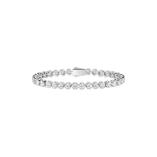 VAMERAY #40366 8 Carat Round Brilliant Prong-Set Tennis Bracelet