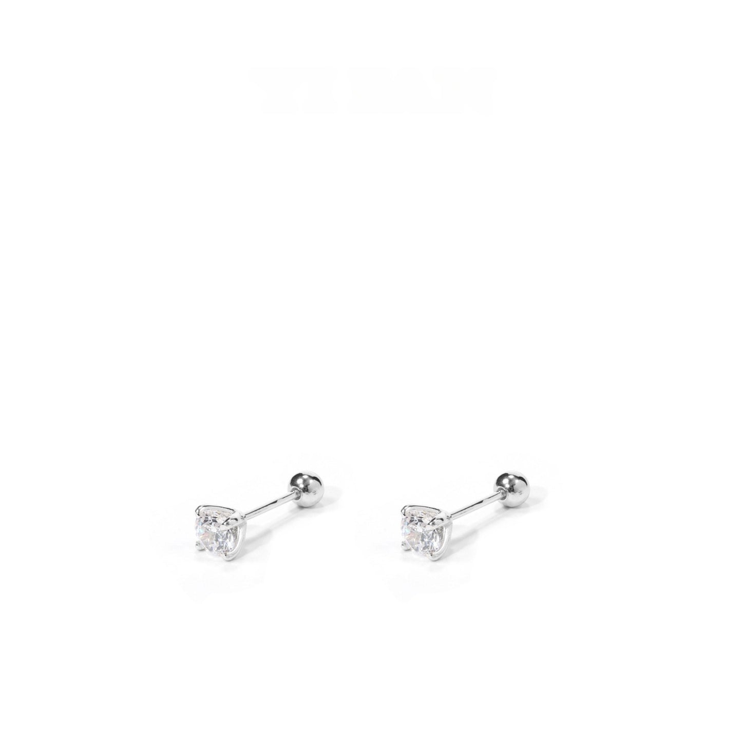 ECO Diamonds Newbie's Gift White color VAMERAY 0.5 Carat Flash Round Earring#2820