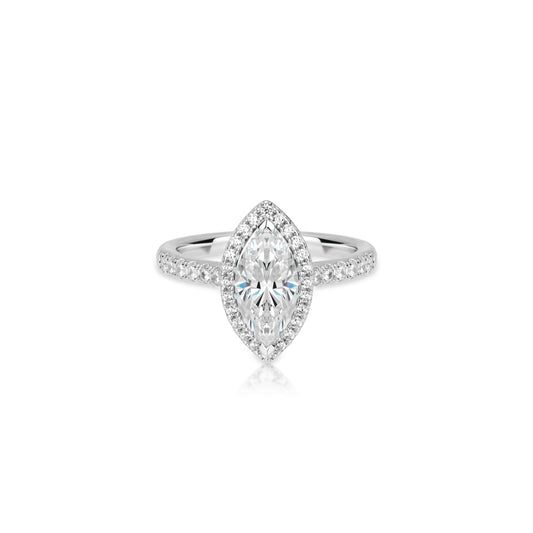 Ethereal Sparkle Collection: Glamorous  marquise lcy sparkle  exquisite Ring #10540