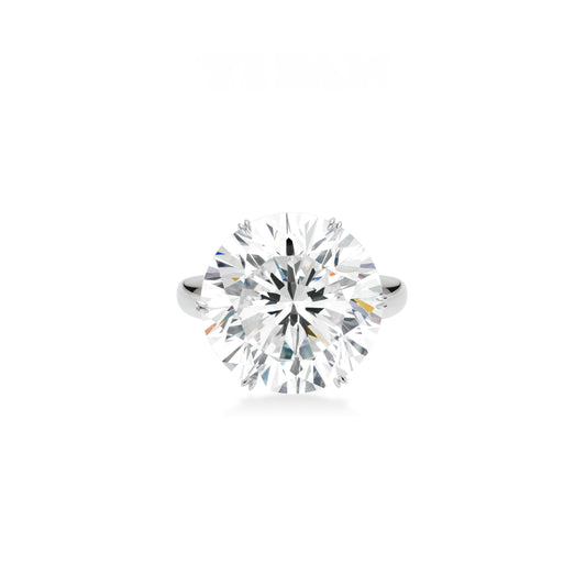 ECO Diamonds Micro-setting D color VAMERAY 70 Carat Round White Ring#12117