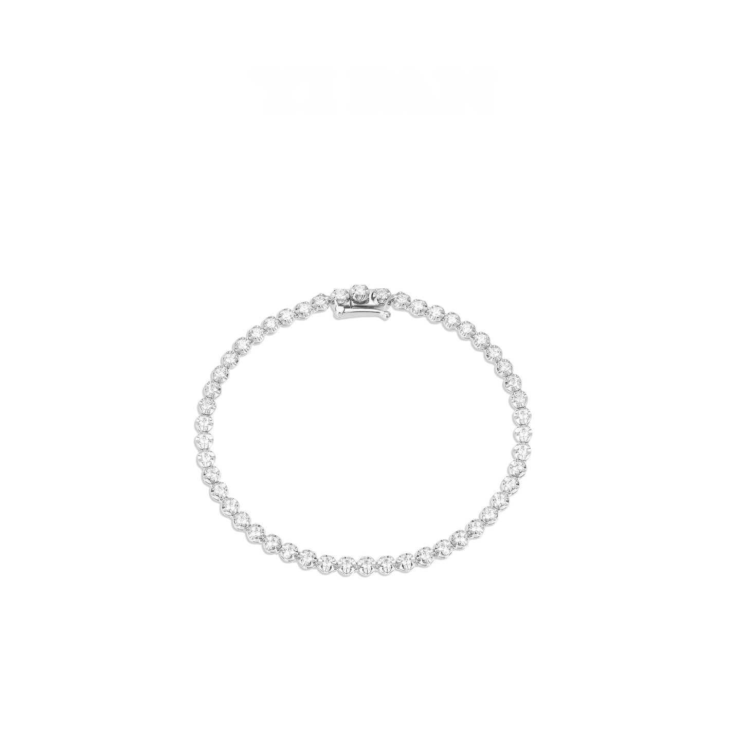 VAMERAY #40366 8 Carat Round Brilliant Prong-Set Tennis Bracelet