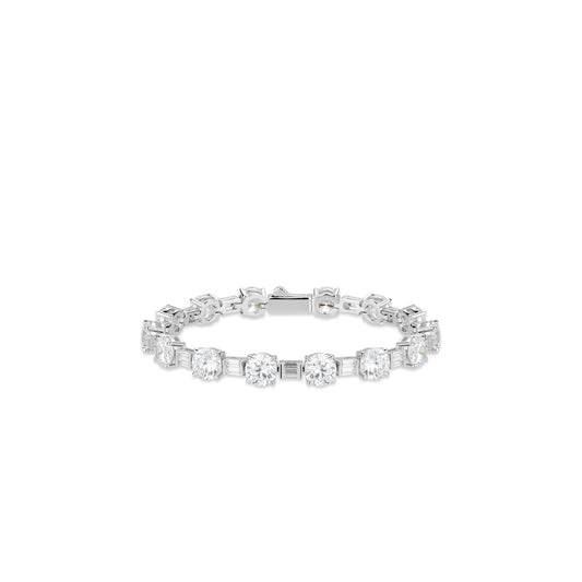 Wedding collection:  Brilliant Starry Sky  Emerald-cut Bracelets