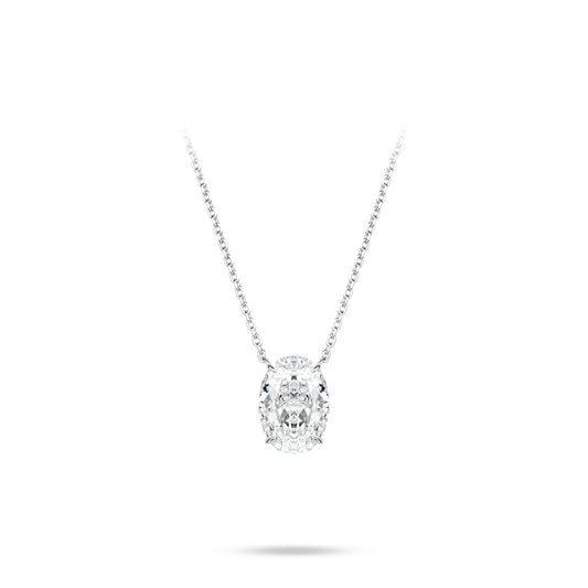 Wedding collection: Modern  Mona Lisa  Oval-cut Necklace 13 karat #20614 #03085